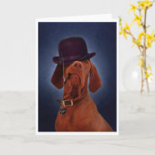 Rokerig Pete wenskaart Kaart (Gele Bloem)