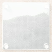 rokerige bergen glazen onderzetter (Achterkant)