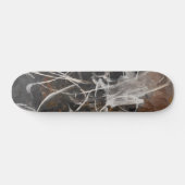 Rokerige Houtskool Web Abstract Skateboard (Horizontaal)