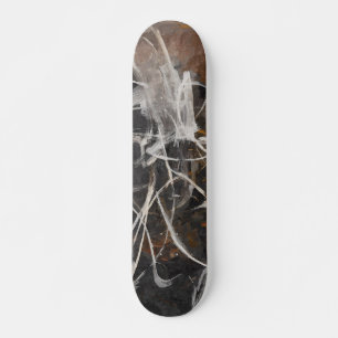Rokerige Houtskool Web Abstract Skateboard