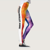 Rokerige Waterverf PERSONALISEREN Leggings (Rechts)