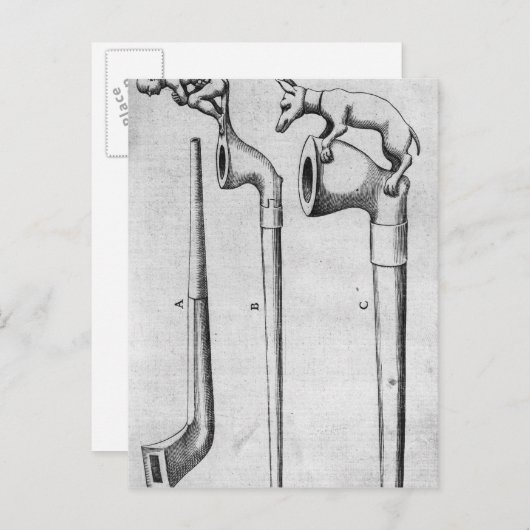 Rokerpijpen Briefkaart (Voorkant / Achterkant)