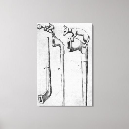 Rokerpijpen Canvas Afdruk (Voorkant)