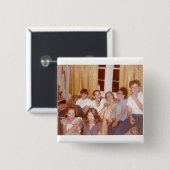 Rokers Vierkante Button 5,1 Cm (Voorkant /achterkant)