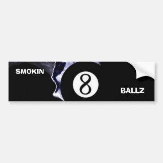 Rokin 8 Ballz-bumpersticker Bumpersticker