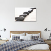 Rokken op zand canvas afdruk (Insitu (Slaapkamer))
