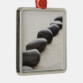 Rokken op zand metalen ornament (Rechts)