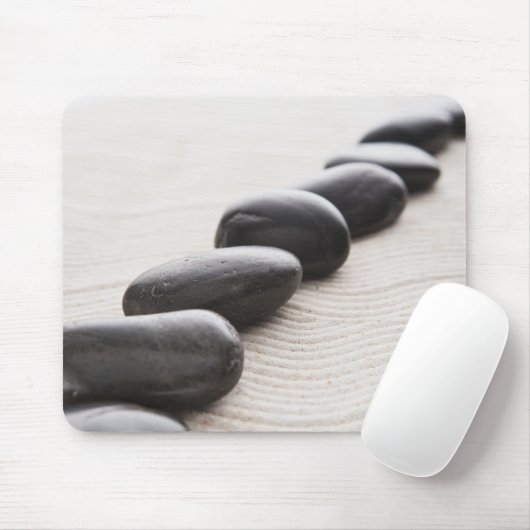 Rokken op zand muismat (Met muis)