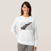 Rokken op zand t-shirt (Voorkant volledig)