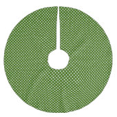 Rokken van de rode en witte kartonnen stip kerstboom rok (Voorkant)