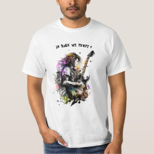 Rokmuziek gitar t-shirt