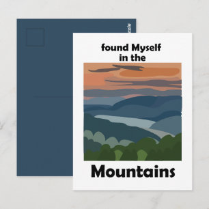 Roky Mountains Vond mezelf in de bergen  Briefkaart