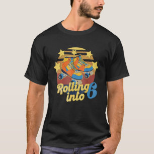 Rol 6 Jaar Word Ik 6 Zesde Verjaardag T-shirt