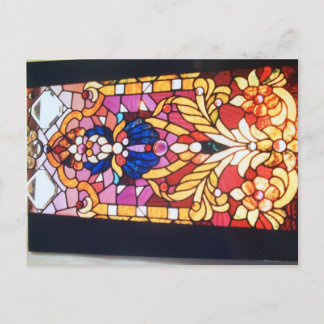 Rol, bloemen en sieraden briefkaart