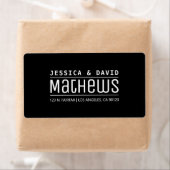 Rol creatief, zwart en wit etiket (Insitu)