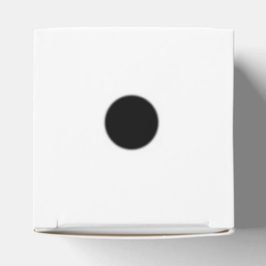Rol de Dice-Black & White Lucky Dice Bedankdoosjes (Bovenkant)