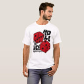 Rol de Dice T-shirt (Voorkant volledig)