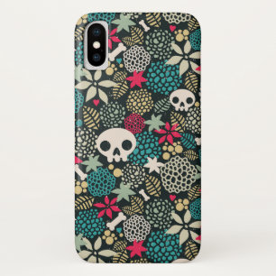 Rol in bloemen iPhone x hoesje