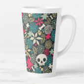 Rol in bloemen latte mok (Rechts)