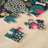 Rol in bloemen legpuzzel (Zijkant)