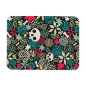 Rol in bloemen magneet (Horizontaal)