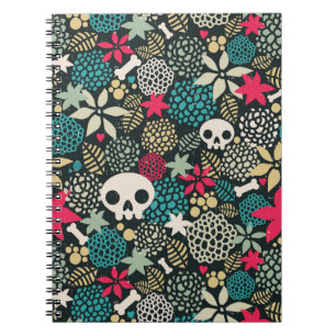 Rol in bloemen notitieboek