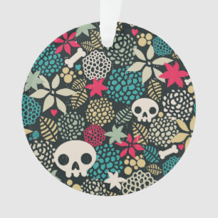 Rol in bloemen ornament