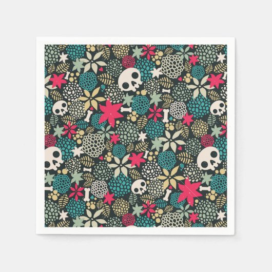 Rol in bloemen servet (Voorkant)