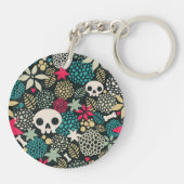 Rol in bloemen sleutelhanger (Achterkant)