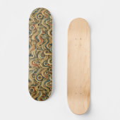 Rol in de retro skateboard (Voorkant)
