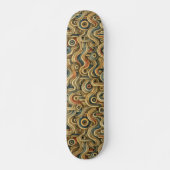 Rol in de retro skateboard (Voorkant)