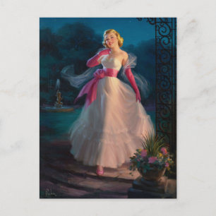 Rol in het moonlicht briefkaart