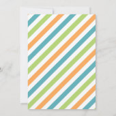 Rol in Vier Jongen Dinosaurus 4e Verjaardagsfeestj Kaart (Achterkant)