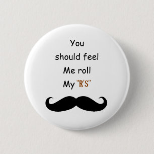 Rol je Stache Ronde Button 5,7 Cm