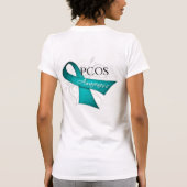Rol lint - PCOS Bewustheid T-shirt (Achterkant)
