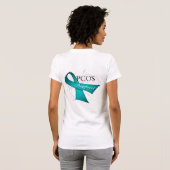 Rol lint - PCOS Bewustheid T-shirt (Achterkant volledig)