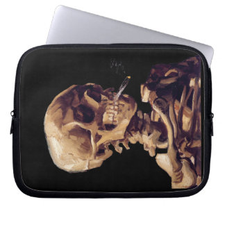 Rol met een brandende sigaret van Van Gogh Laptop Sleeve