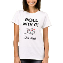 Rol met het katdesign - Chille vibes katachtige