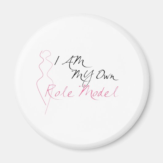 Rol Model Wit Magneet (Voorkant)