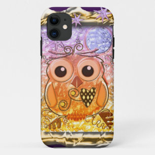 Rol modern Owl-ontwerp iPhone 11 Hoesje
