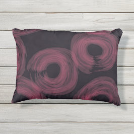 Rol, moderne, trendy waterverf borstelillustratie buitenkussen