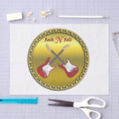 Rol N met elektrische gitaren Tissuepapier (Craft)