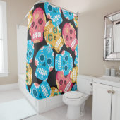 Rol naadloze achtergrond douchegordijn (In situ)