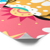 Rol naadloze achtergrond poster (Hoek)