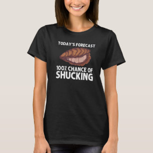 Rol oester voor mannen Oyster Shucker Clam Shel T-shirt