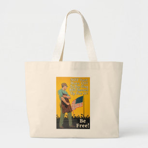 Rol omhoog de Sleeves jumbo canvas tas