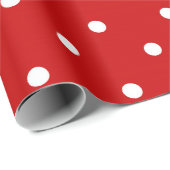 Rol papier voor rode pokdot (Rol Hoek)