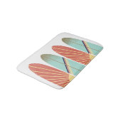 Rol, rood en blauw surfbord badmat (Gekanteld)