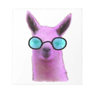 Rol Roze Llama! Notitieblok