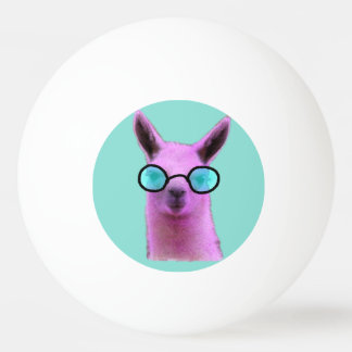 Rol Roze Llama! ping pong ballen